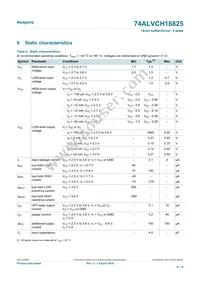 74ALVCH16825DGG:11 Datasheet Page 6