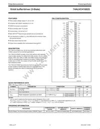 74ALVCH16825DGG Datasheet Page 3