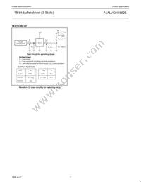 74ALVCH16825DGG Datasheet Page 8