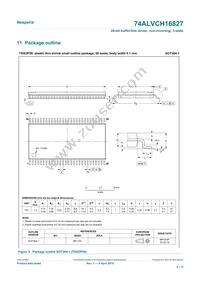 74ALVCH16827DGGS Datasheet Page 9