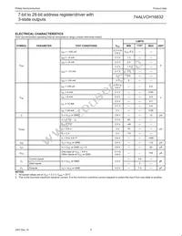 74ALVCH16832DGG:11 Datasheet Page 5