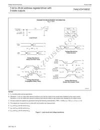 74ALVCH16832DGG:11 Datasheet Page 7