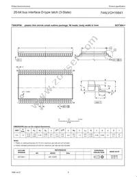 74ALVCH16841DGG:11 Datasheet Page 9