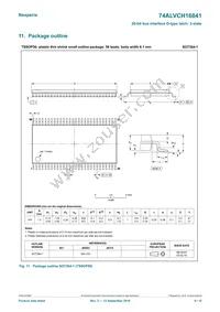 74ALVCH16841DGGS Datasheet Page 9