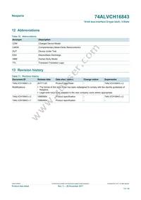 74ALVCH16843DGGY Datasheet Page 13