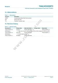 74ALVCH32973EC Datasheet Page 14