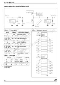 74ALVCR162245TTR Datasheet Page 2