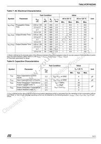 74ALVCR162245TTR Datasheet Page 5