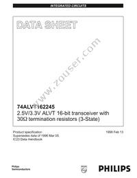 74ALVT162245DGG:51 Datasheet Page 2