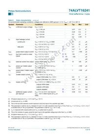 74ALVT16241DGG Datasheet Page 8