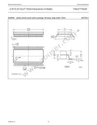 74ALVT16245DL Datasheet Page 10