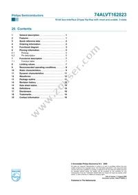 74ALVT162823DGG:11 Datasheet Page 21