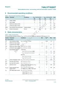 74ALVT162827DL Datasheet Page 5