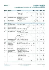 74ALVT162827DL Datasheet Page 6