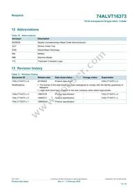 74ALVT16373DL Datasheet Page 13