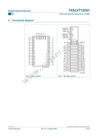 74ALVT16501DL Datasheet Page 4