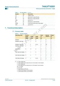 74ALVT16501DL Datasheet Page 8