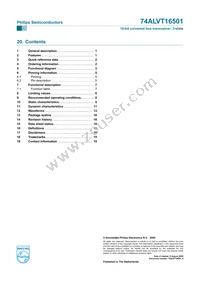 74ALVT16501DL Datasheet Page 21