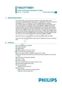 74ALVT16601DL Datasheet Page 2