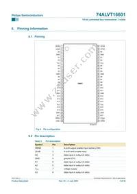 74ALVT16601DL Datasheet Page 6