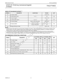 74ALVT16652DL Datasheet Page 6