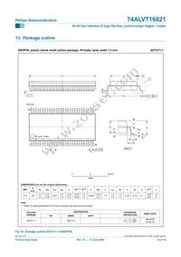 74ALVT16821DGG Datasheet Page 15