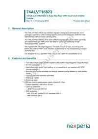 74ALVT16823DL Datasheet Cover