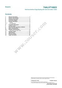 74ALVT16823DL Datasheet Page 18