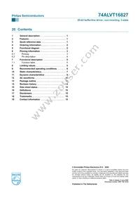 74ALVT16827DGG Datasheet Page 17