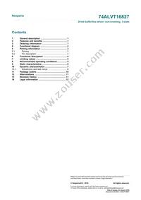 74ALVT16827DL Datasheet Page 14