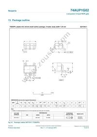 74AUP1G02GS Datasheet Page 12