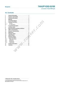 74AUP1G02GW-Q100H Datasheet Page 15