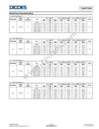74AUP1G04FW4-7 Datasheet Page 6