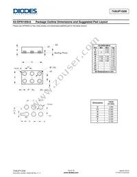 74AUP1G06FX4-7 Datasheet Page 13