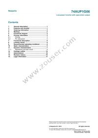 74AUP1G06GN Datasheet Page 19