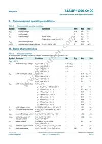 74AUP1G06GW-Q100H Datasheet Page 4