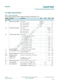 74AUP1G07GS Datasheet Page 6