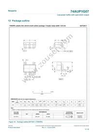 74AUP1G07GS Datasheet Page 12