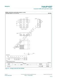 74AUP1G07GS Datasheet Page 16