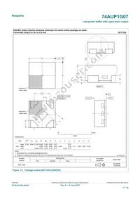 74AUP1G07GS Datasheet Page 17