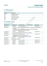 74AUP1G07GS Datasheet Page 19