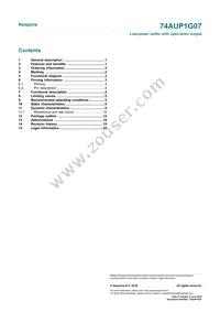 74AUP1G07GS Datasheet Page 22