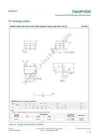 74AUP1G09GS Datasheet Page 11