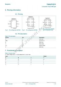 74AUP1G11GF Datasheet Page 3