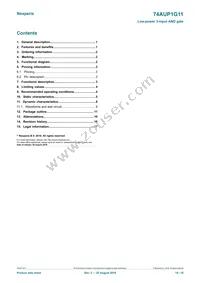 74AUP1G11GF Datasheet Page 18