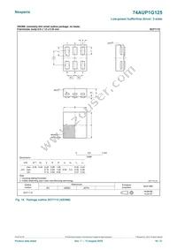 74AUP1G125GF Datasheet Page 16