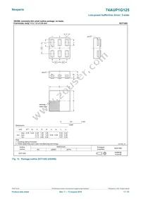 74AUP1G125GF Datasheet Page 17