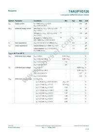 74AUP1G126GN Datasheet Page 6