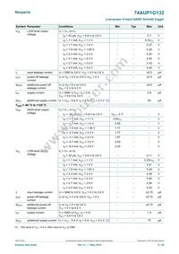 74AUP1G132GS Datasheet Page 6