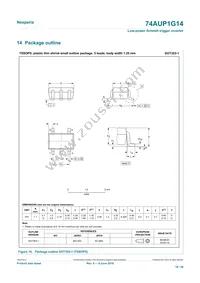 74AUP1G14GN Datasheet Page 18